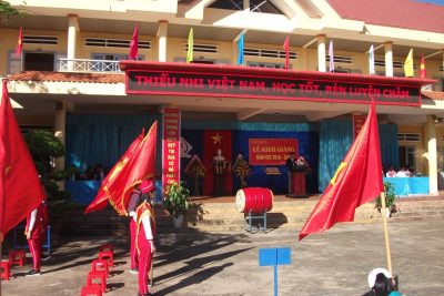Trường THCS Nguyễn Khuyến – huyện Ea Kar tổ chức Lễ Khai giảng năm học mới 2018 – 2019.